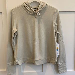 Vuori Halo Essential Hoodie, dove heather grey, S
